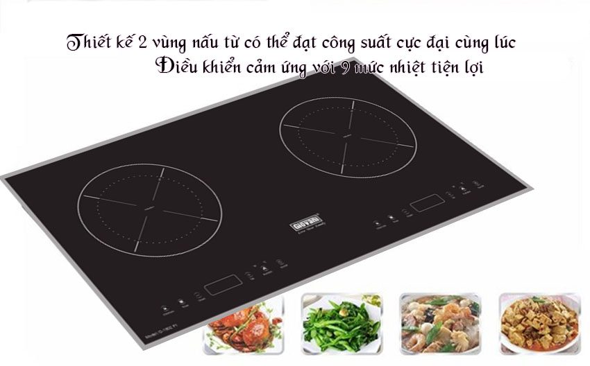 Bếp từ đôi Giovani G-1802 PI - Hàng chính hãng