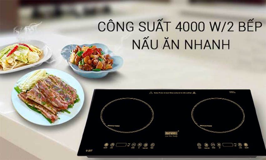 Chức năng của Bếp từ đôi Giovani G-22T