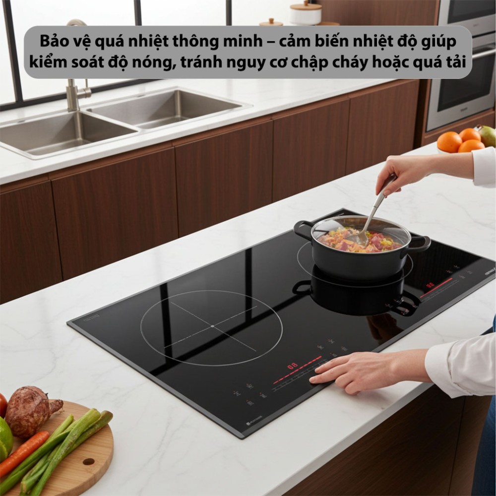 Bếp từ đôi GrandX GX-IH618SE - Hàng chính hãng