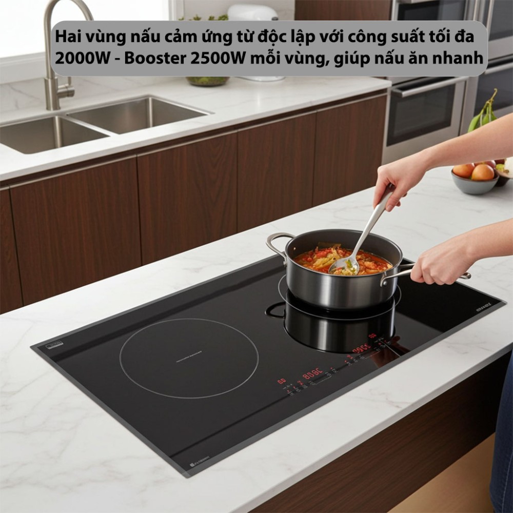 Bếp từ đôi GrandX GX-IH668SE - Hàng chính hãng