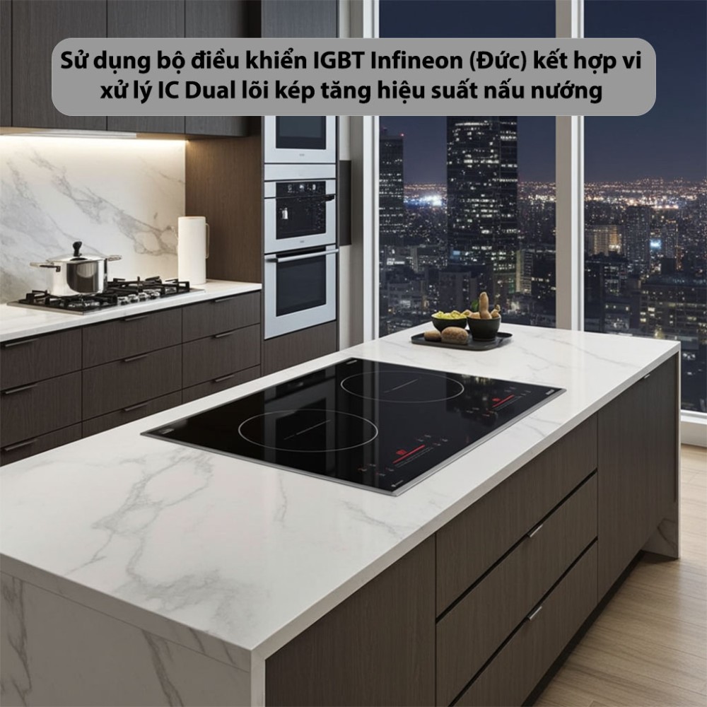 Bếp từ đôi GrandX GX-IH686SE - Hàng chính hãng