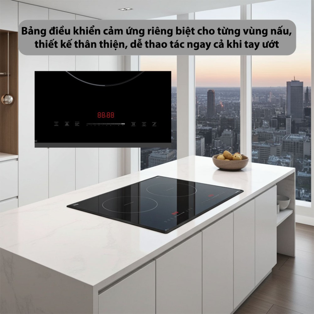 Bếp từ đôi GrandX GX-IH696SE - Hàng chính hãng