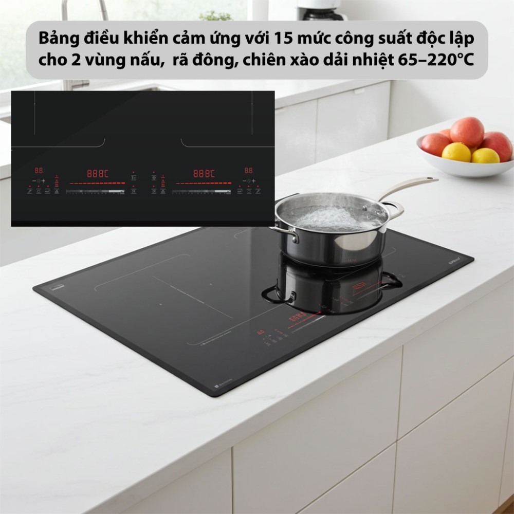 Bếp từ đôi GrandX GX-IH785TITAN - Hàng chính hãng