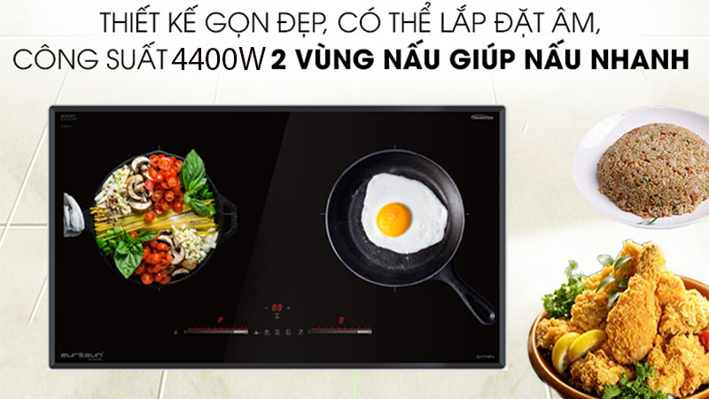 Bếp từ đôi Inverter Eurosun EU-T779Pro - Hàng chính hãng