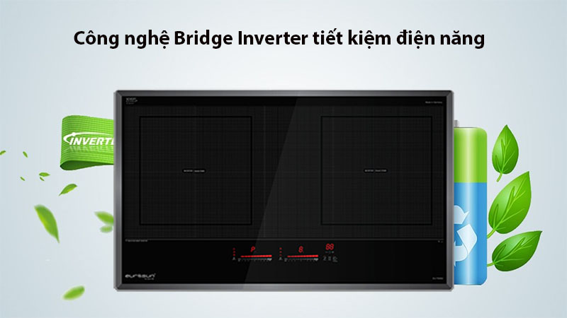 Bếp từ đôi Inverter Eurosun EU-T899G - Hàng chính hãng