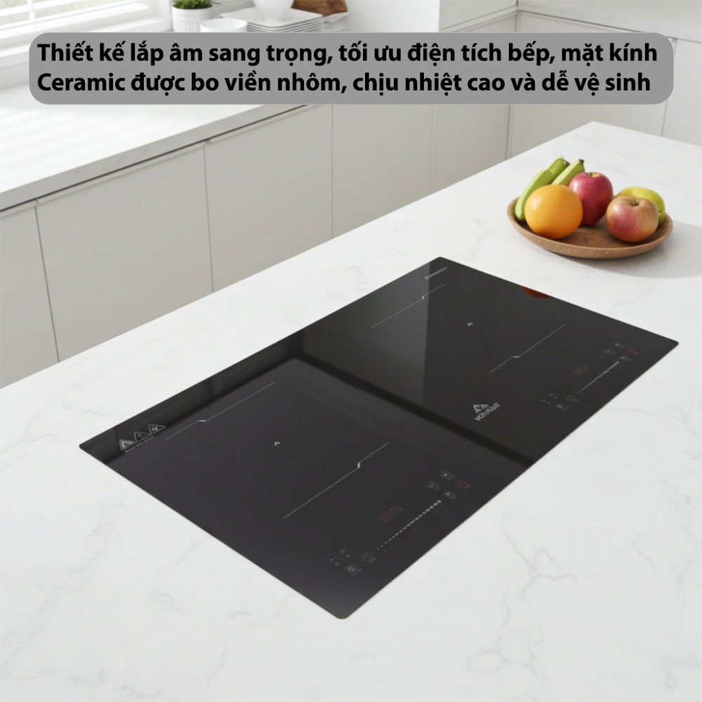 Bếp từ đôi Inverter Hòa Phát HPC-3D19H - Hàng chính hãng