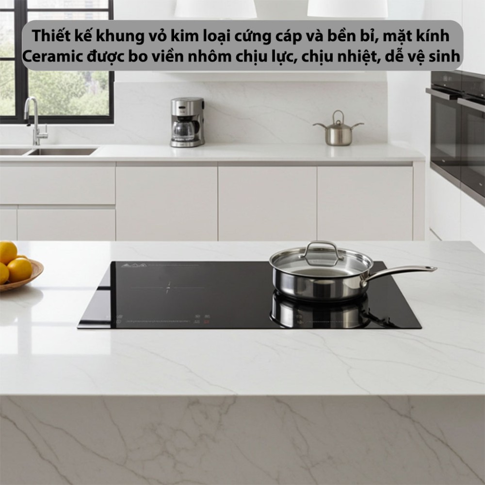 Bếp từ đôi Inverter Hòa Phát HPC-3D21H - Hàng chính hãng