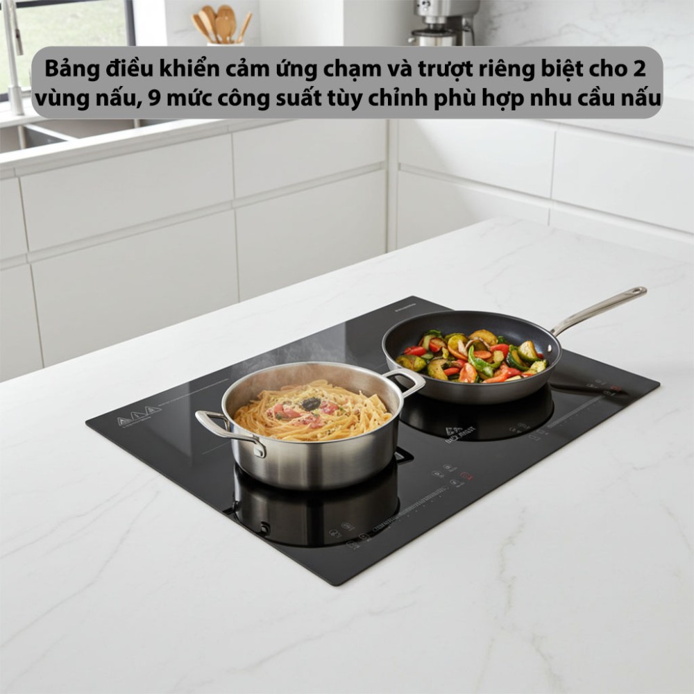 Bếp từ đôi Inverter Hòa Phát HPC-3D21H - Hàng chính hãng