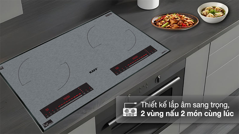 Bếp từ đôi Inverter Kaff KF-GT70038II - Hàng chính hãng