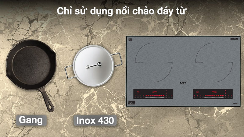 Bếp từ đôi Inverter Kaff KF-GT70038II - Hàng chính hãng