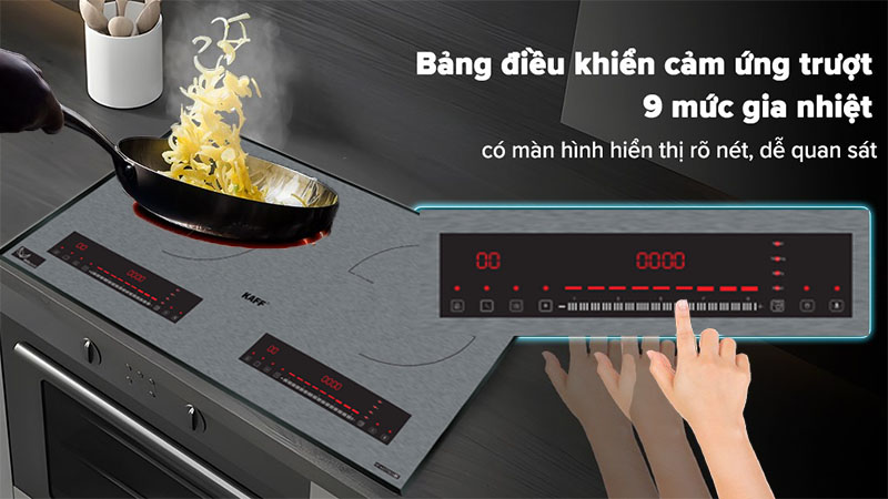 Bếp từ đôi Inverter Kaff KF-GT70038II - Hàng chính hãng