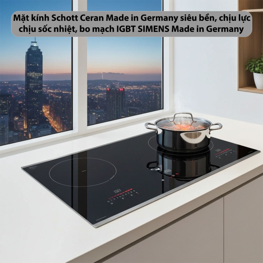 Bếp từ đôi Kaff KF-IH870Z Plus - Hàng chính hãng