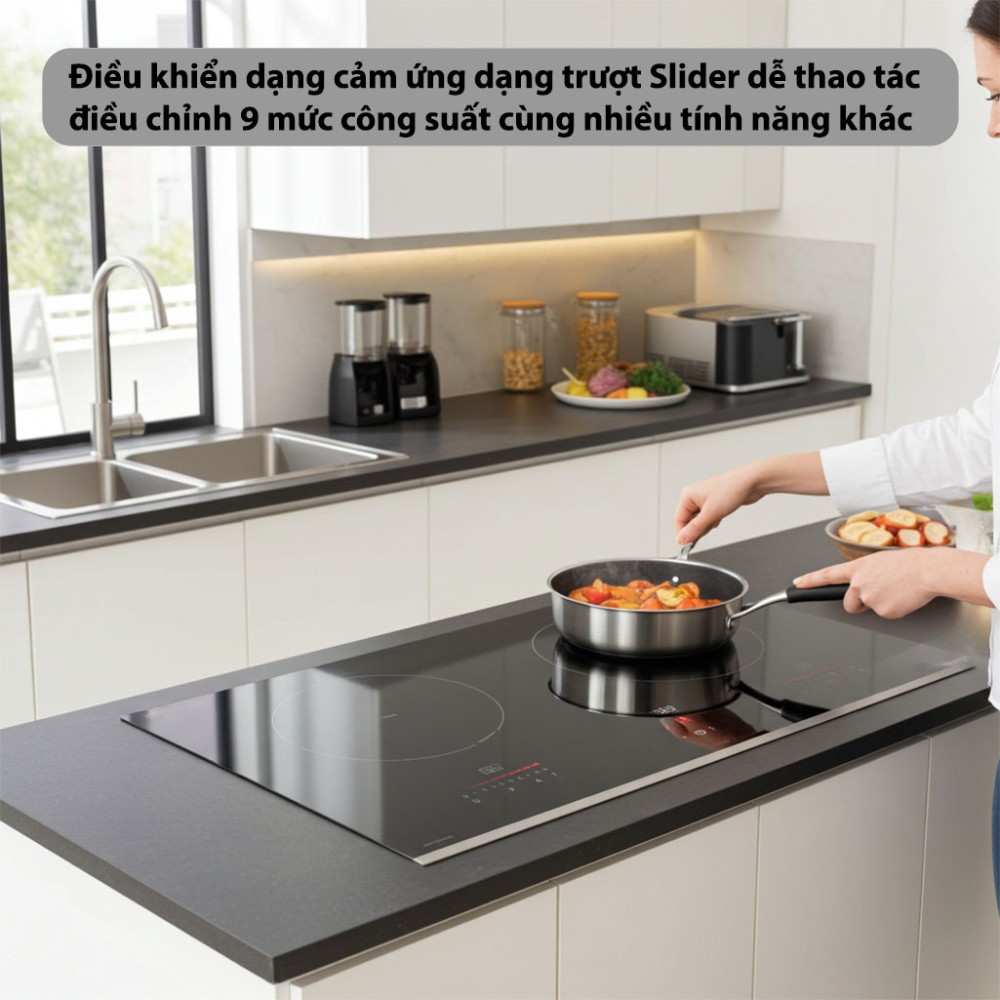 Bếp từ đôi Kaff KF-IH870Z Plus - Hàng chính hãng