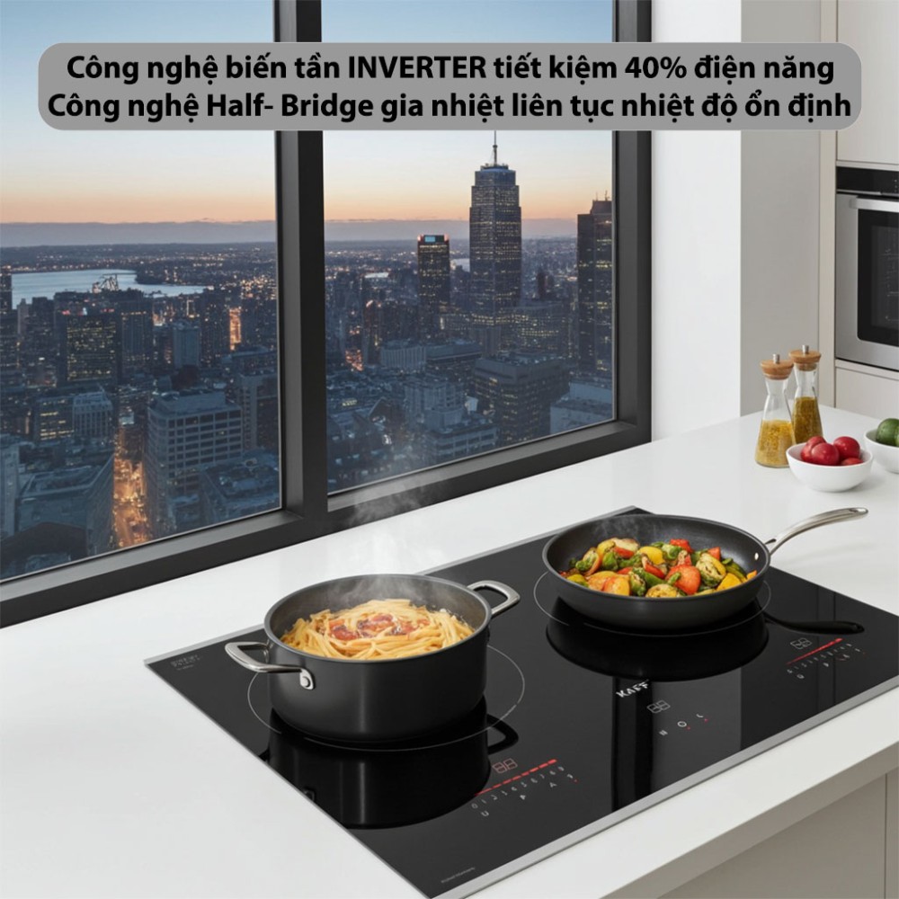 Bếp từ đôi Kaff KF-IH870Z Plus - Hàng chính hãng