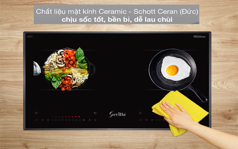 Bếp từ đôi Sevilla SV-888 - Hàng chính hãng