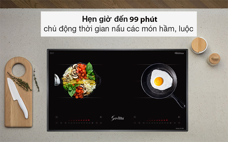 Bếp từ đôi Sevilla SV-888 - Hàng chính hãng