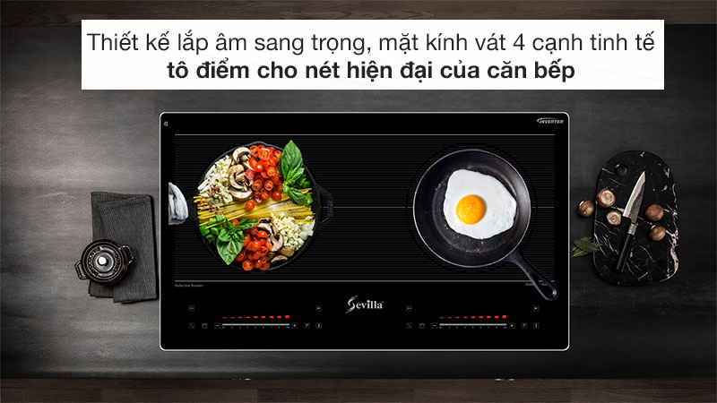Thiết kế của Bếp từ đôi Sevilla SV-ML52