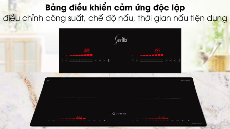 Bếp từ đôi Sevilla SV-Y17 - Hàng chính hãng