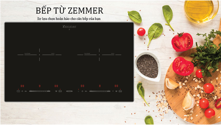 Bếp từ đôi Zemmer IZM 203 A ( Nẹp Alu ) - Hàng chính hãng