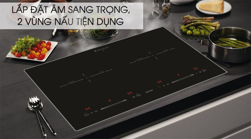 Bếp từ đôi Zemmer IZM 203 A ( Nẹp Alu ) - Hàng chính hãng