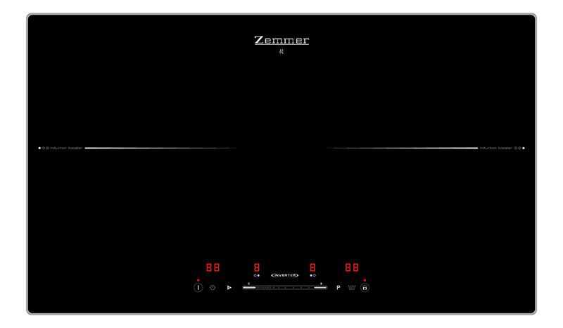 Bếp từ đôi inverter Zemmer IZM 206 A ( Nẹp Alu ) - Hàng chính hãng