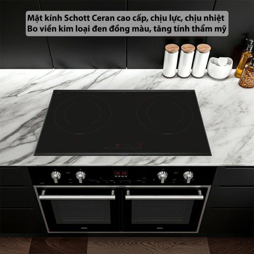 Bếp từ đôi âm Bosch PPI8256XVN Serie 8 - Hàng chính hãng