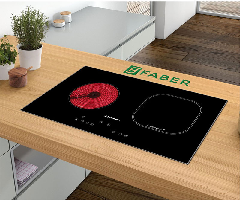 Bếp từ kết hợp hồng ngoại Faber FB-IHSP có thiêt kế lắp âm hiện đại
