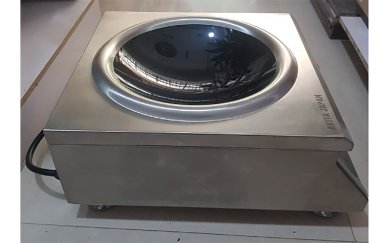 Bếp từ đôi công nghiệp Akita Japan 5000W mặt lồi + mặt lõm - Hàng chính hãng