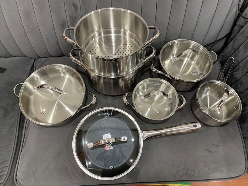 Bộ nồi chảo 7 món Zemmer ZMCS7S - Hàng chính hãng
