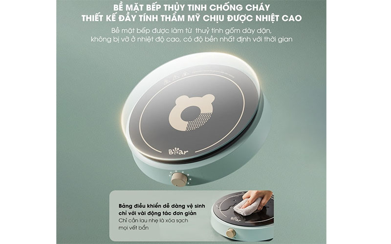 Bếp từ đơn Bear SB-BT21W - Hàng chính hãng