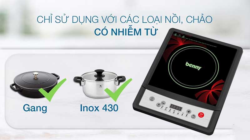 Tính năng của Bếp từ đơn Benny BI-01