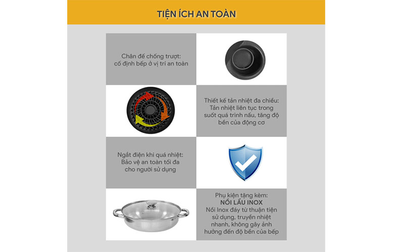 Bếp từ đơn BlueStone ICB-6603 - Hàng chính hãng