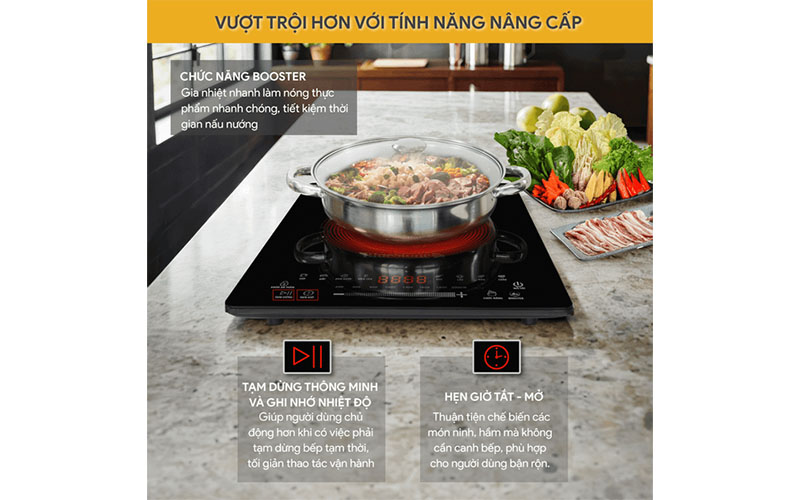 Bếp từ đơn BlueStone ICB-6725 - Hàng chính hãng