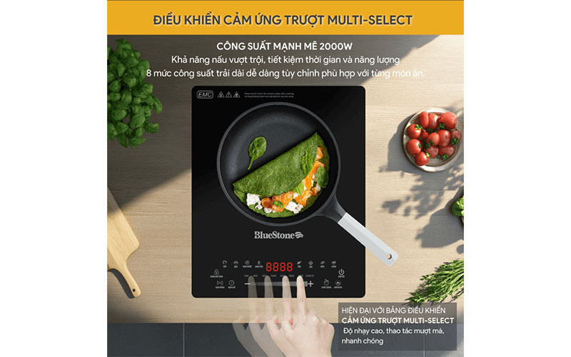 Bếp từ đơn BlueStone ICB-6725 - Hàng chính hãng
