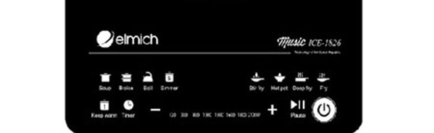 Bếp từ đơn Elmich ICE-1826 với bảng điều khiển cảm ứng dễ sử dụng