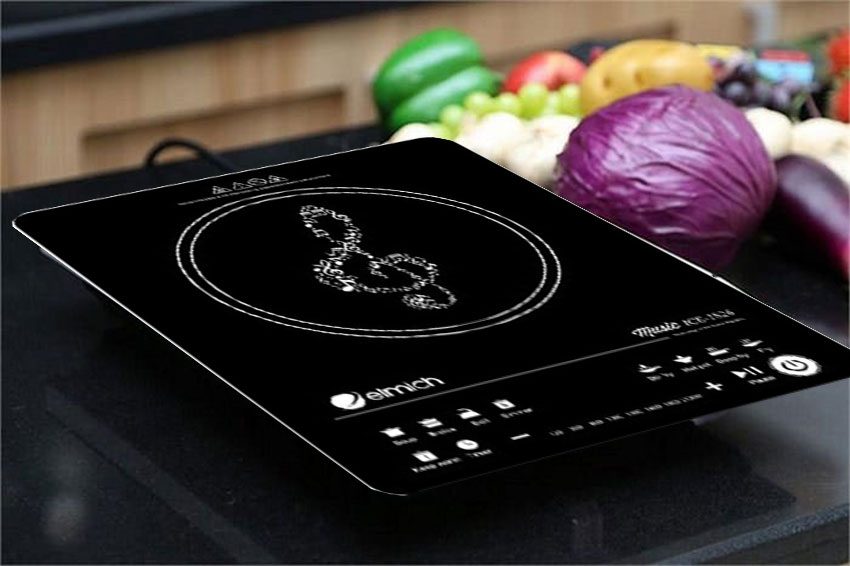 Thiết kế hiện đại, sang trọng của bếp từ đơn Elmich ICE-1826