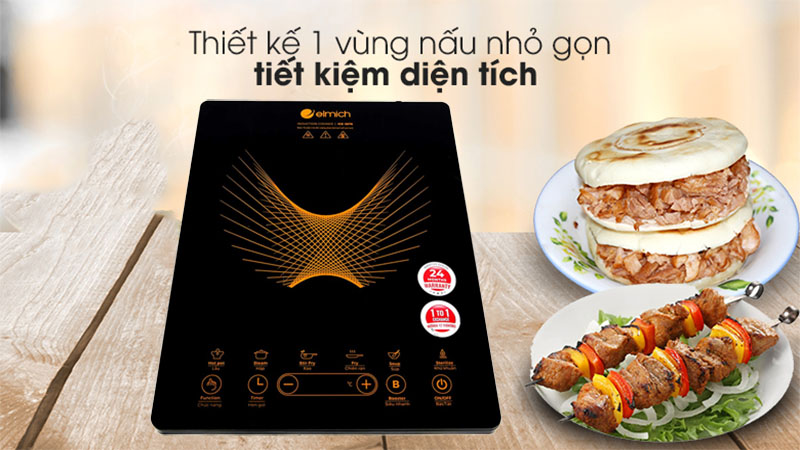 Thiết kế của Bếp từ đơn Elmich ICE-3878