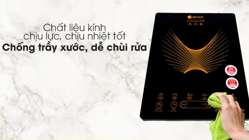 Mặt kính của Bếp từ đơn Elmich ICE-3878