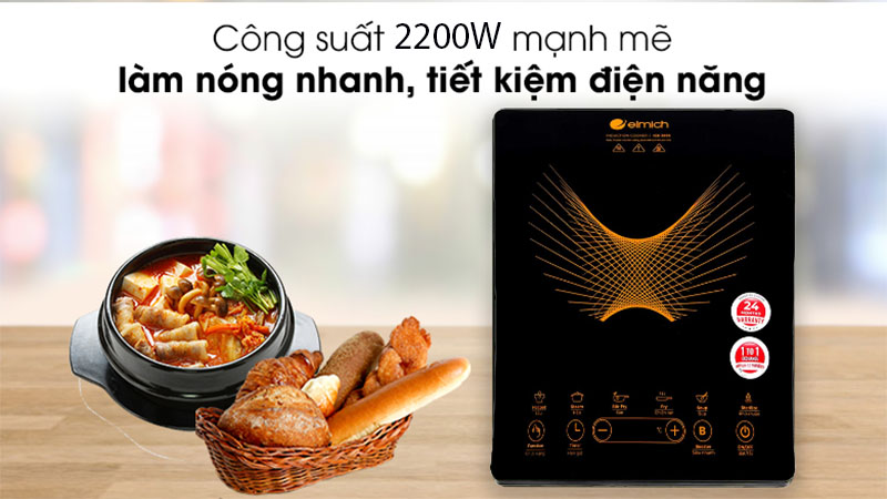 Công suất của Bếp từ đơn Elmich ICE-3878