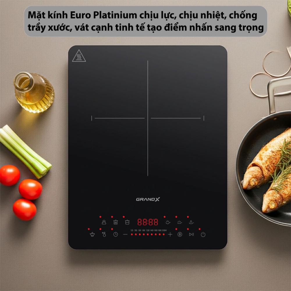 Bếp từ đơn GrandX GX-IH168 - Hàng chính hãng