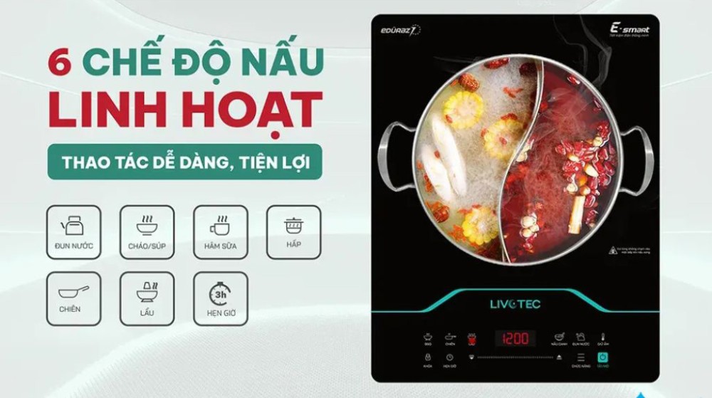 Bếp điện từ đơn Livotec LIS-626 - Hàng chính hãng