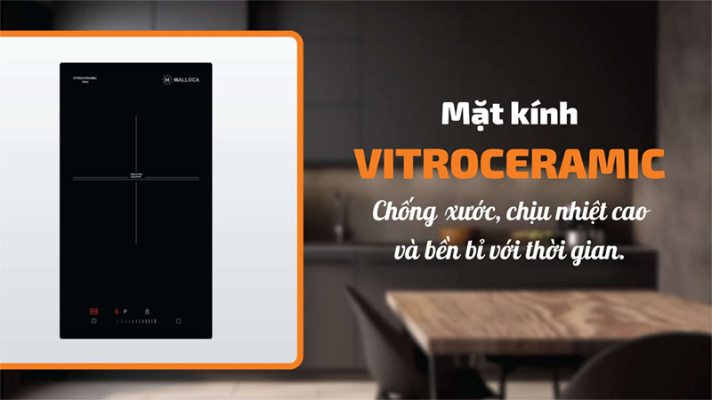 Bếp từ đơn Malloca MDI-301 - Hàng chính hãng