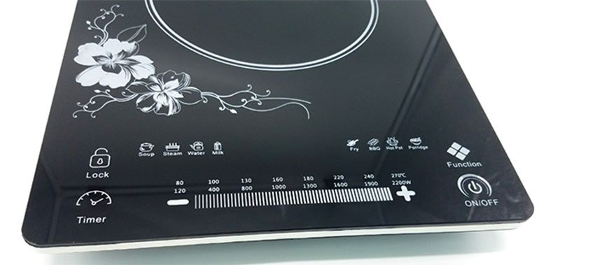 Bảng điều khiển cảm ứng của bếp từ đơn cao cấp Matika MTK-2117
