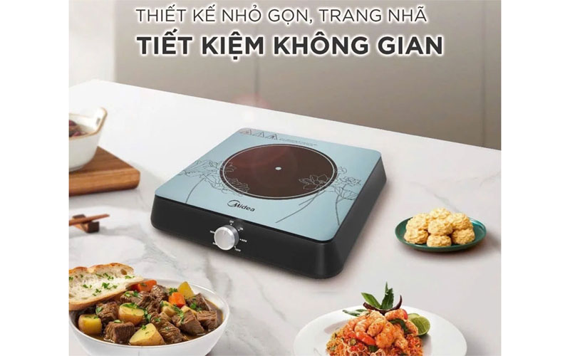 Bếp từ đơn Midea MI-K1923EF(B) - Hàng chính hãng