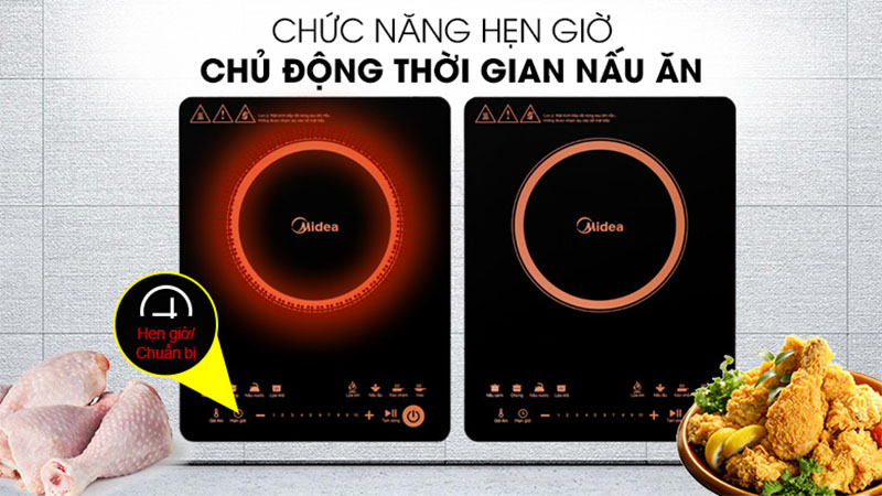 Bếp từ đơn Midea MI-T2120DC - Hàng chính hãng