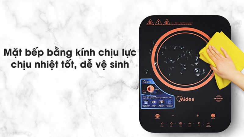 Bếp từ đơn Midea MI-T2121DB - Hàng chính hãng
