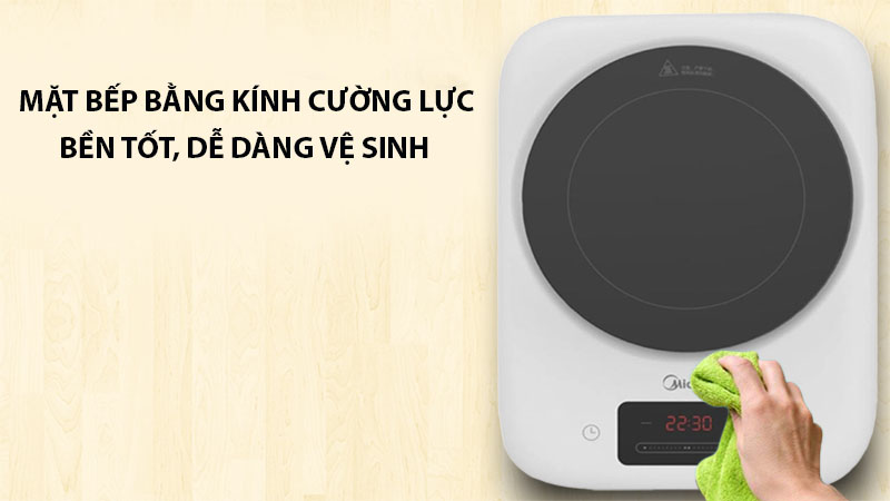 Bếp từ đơn Midea MI-T2221DC - Hàng chính hãng