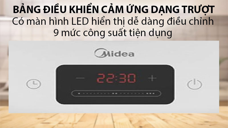 Bếp từ đơn Midea MI-T2221DC - Hàng chính hãng