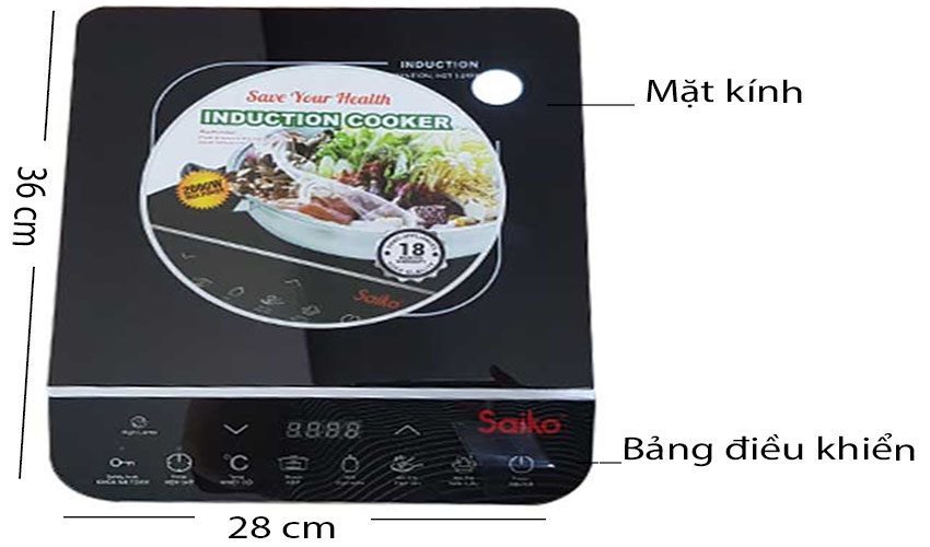 Bếp điện từ đơn Saiko IH-2010 - Hàng chính hãng