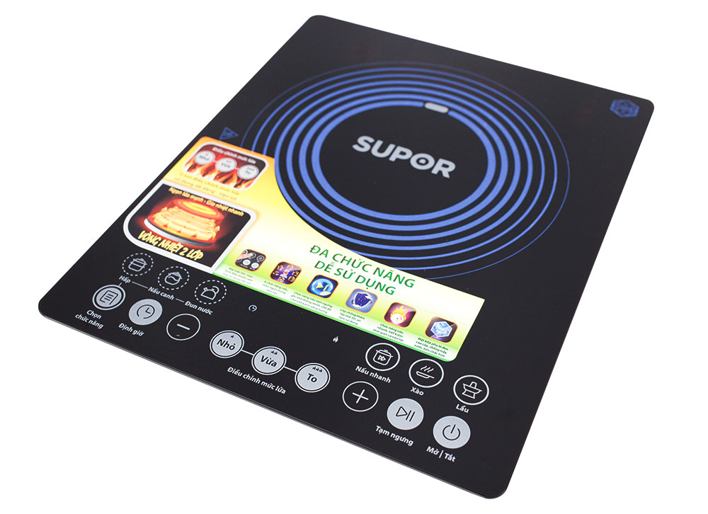 Bảng điêu khiển của bếp từ đơn Supor C21-SDHCB36VN